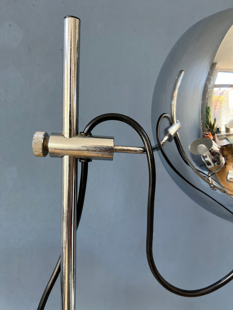 Chrome Mid Century GEPO Eyeball Floor Lamp