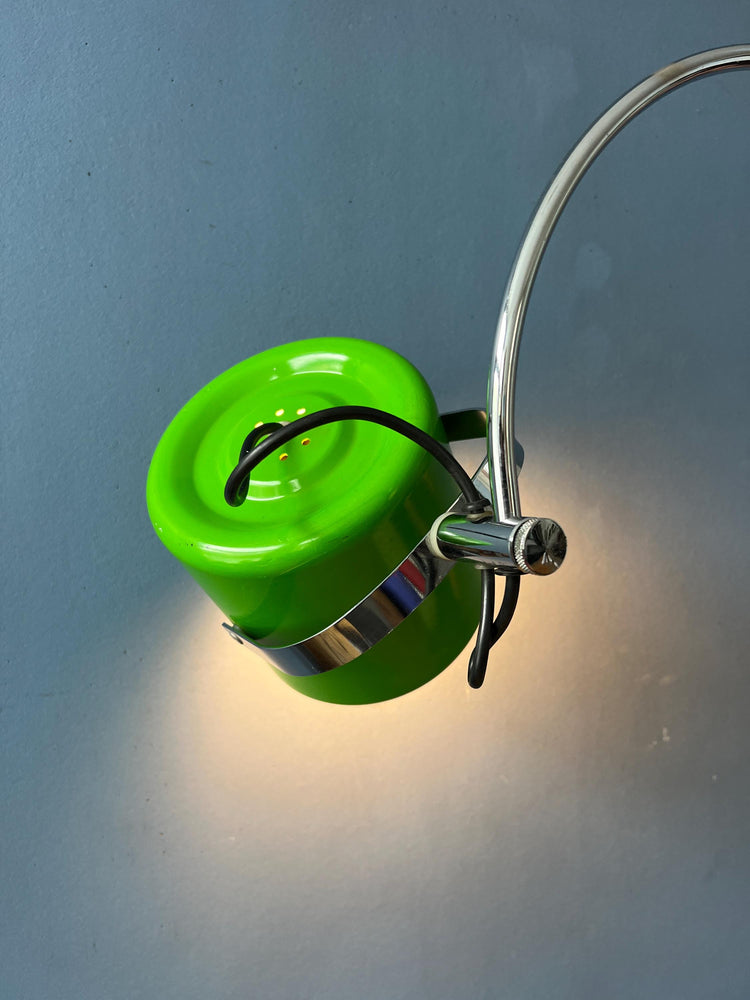 Anvia Wall Lamp - Space Age Wall Sconce - Green Light Fixture - Arc Lamp