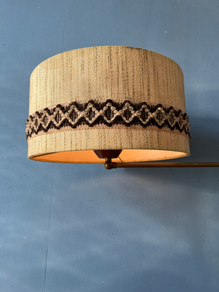 Mid Century Wall Lamp - Swing Arm Wall Light - Danish Teak Sconce