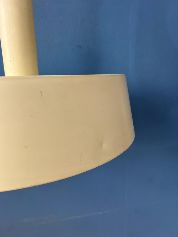 Large Beige Louis Kalff Vintage Pendant Lamp