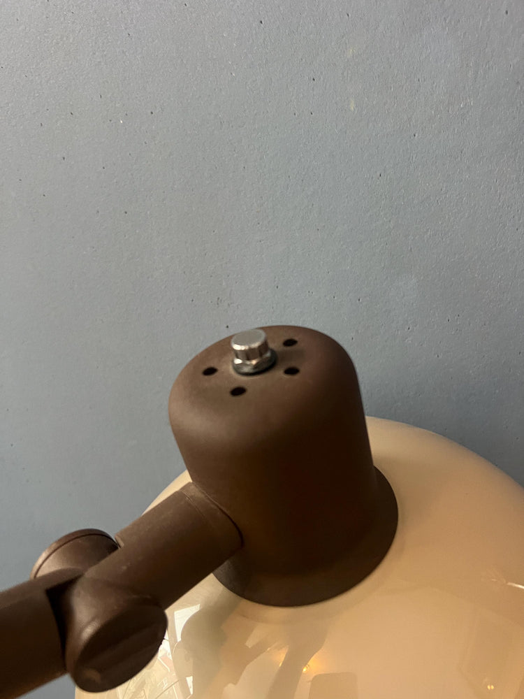 Mid Century Space Age Herda Mushroom Arc Wall Lamp