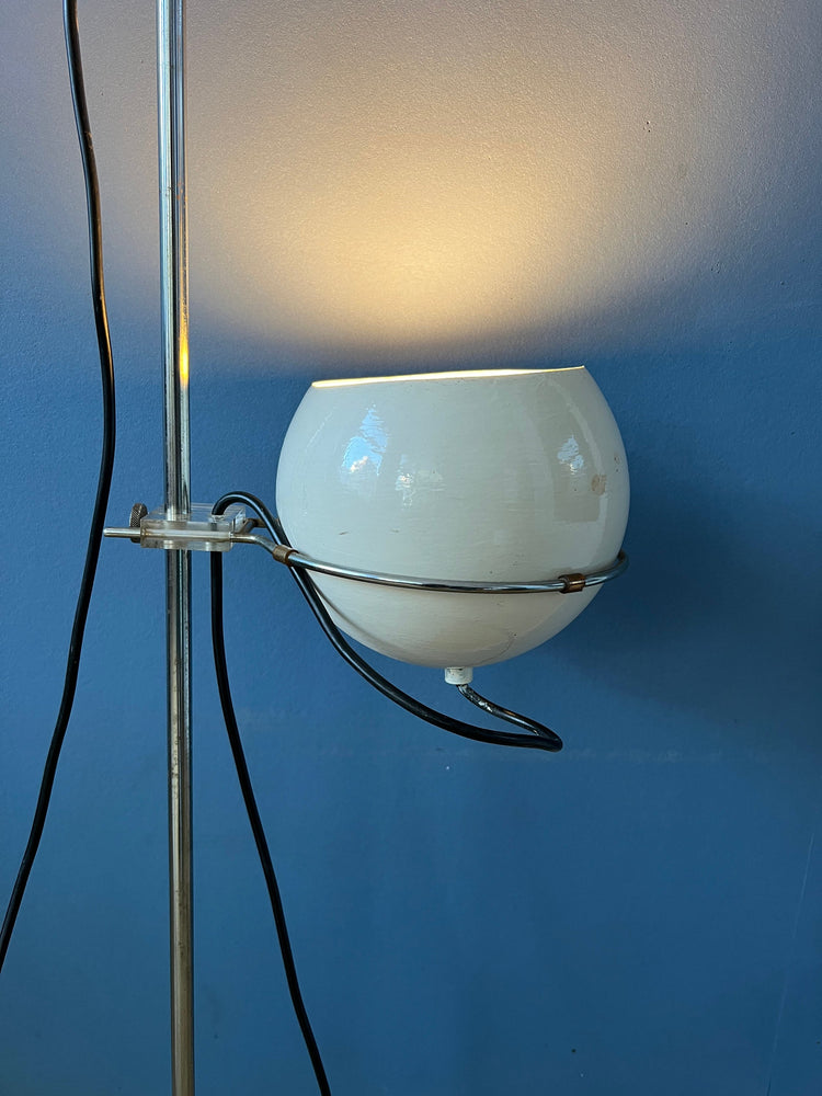 70s Mid Century Beige GEPO Eyeball Floor Lamp