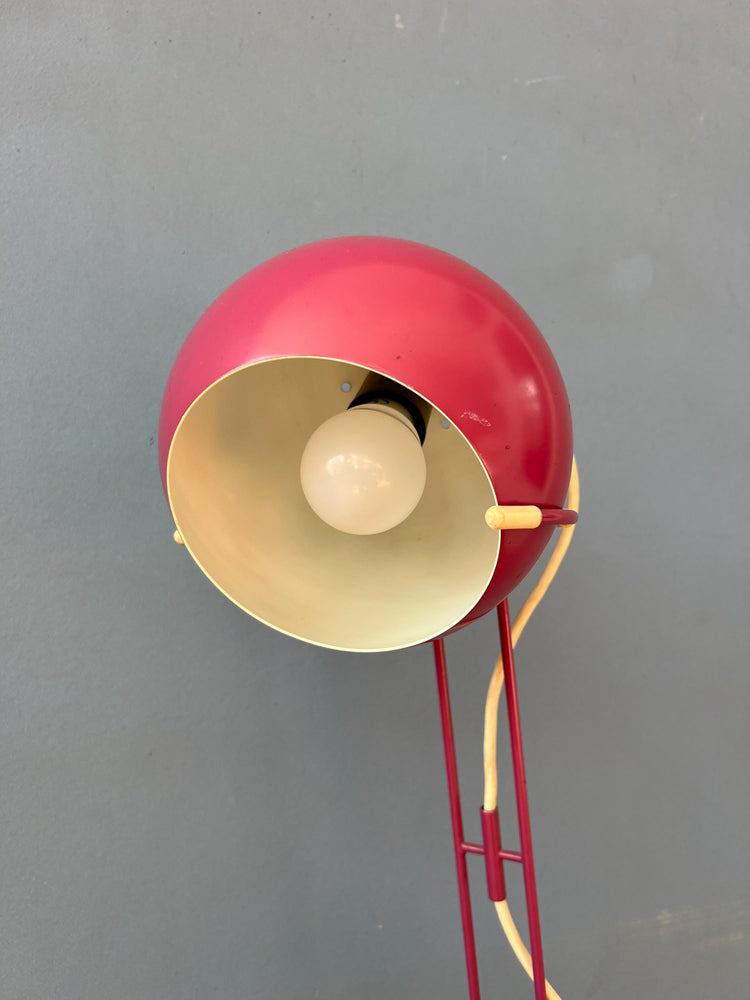 Playful Vintage Purple Pink Eyeball Desk Lamp