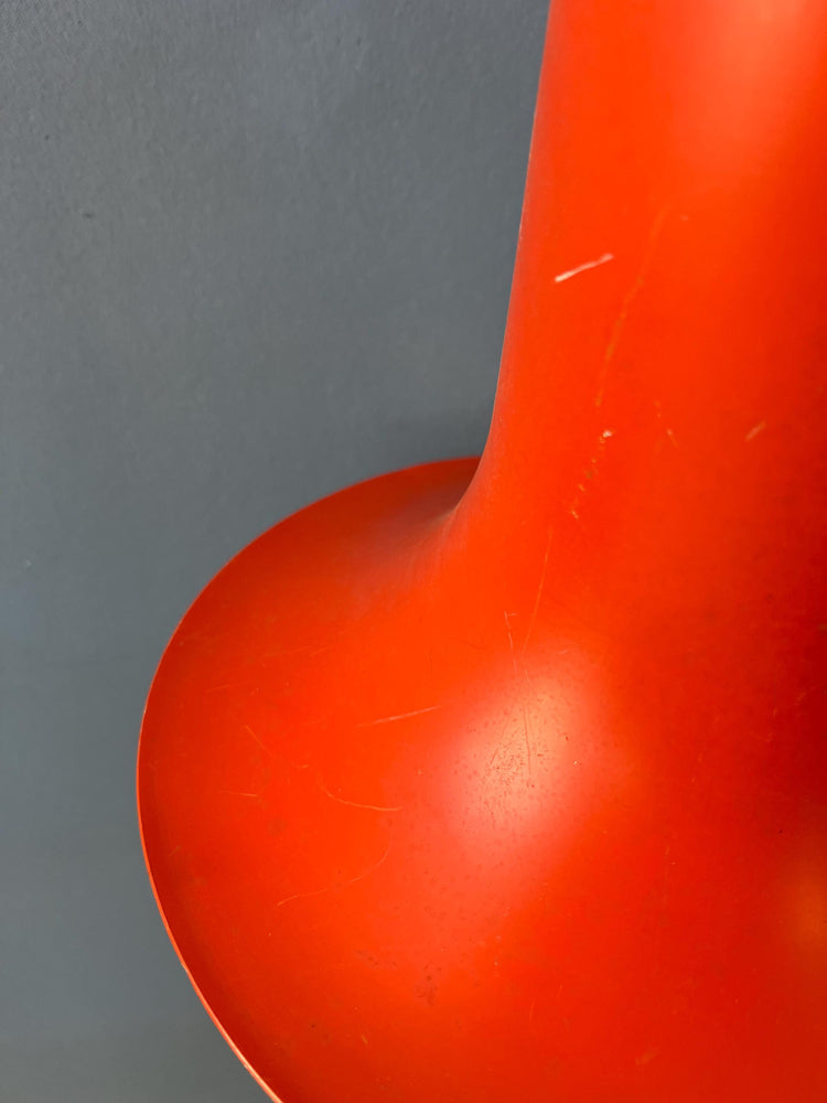 Vintage Orange Raak Cone Pendant Lamp