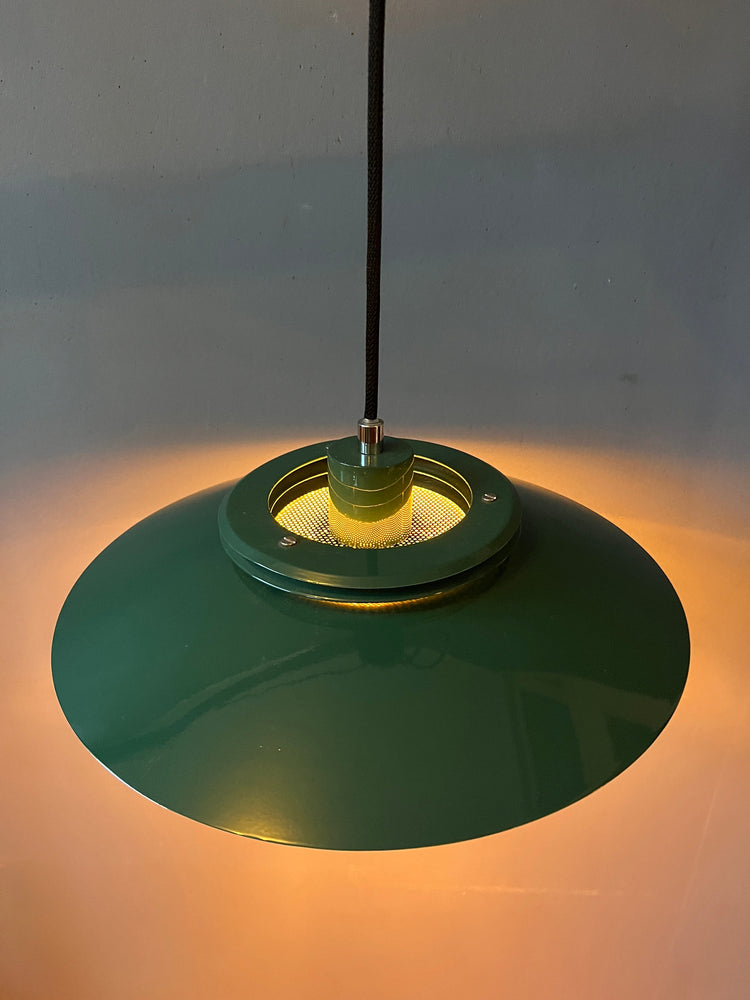 Green Danish Mid Century Style Pendant Lamp