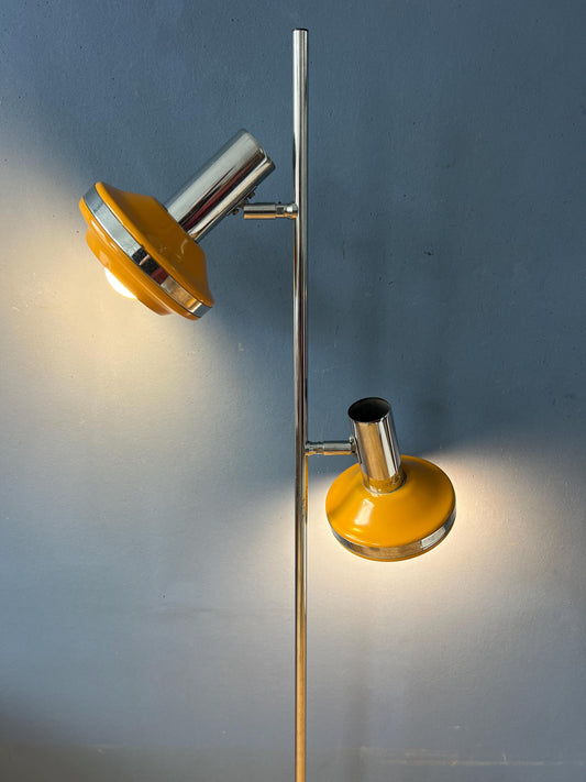 Mid Century Space Age Hustadt Leuchten Floor Lamp
