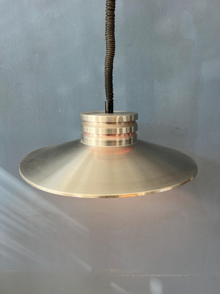 Vintage Aluminium Space Age Pendant Lamp