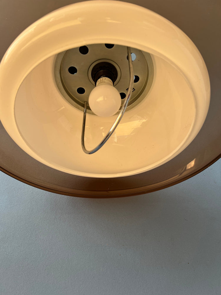 Mid Century Plexiglass Space Age Pendant Lamp
