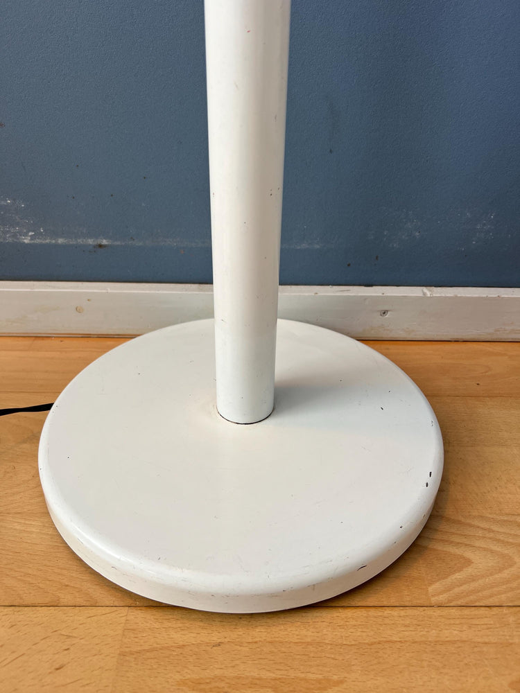 Vintage White Dijkstra Mushroom Space Age Floor Lamp