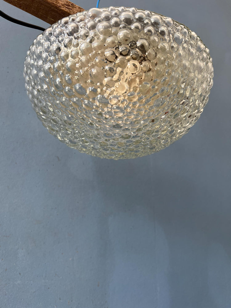 Vintage Helena Tynell Glashütte Flush Mount Glass Ceiling Lamp