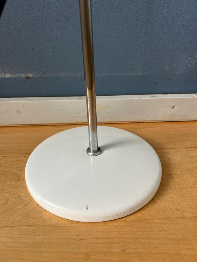 Small White Mid Century Floor Lamp
