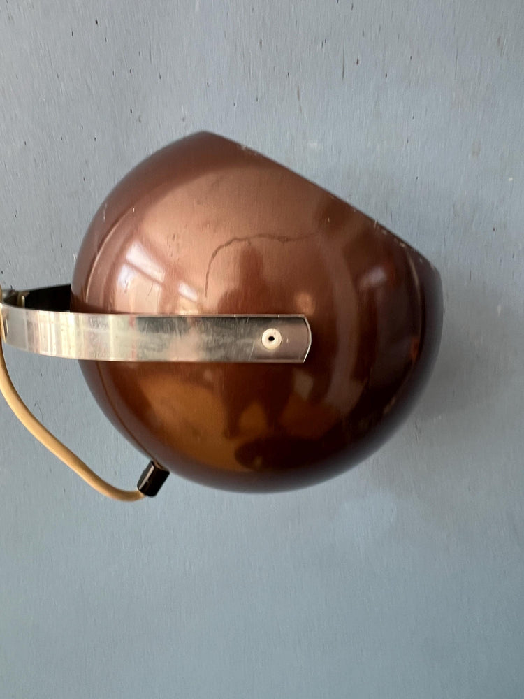 Vintage Herda Arc Eyeball Wall Lamp