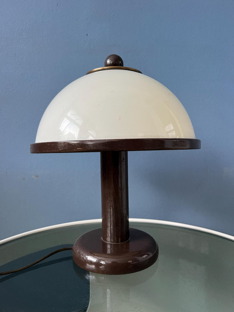 Small Steinhauer Wooden Mushroom Table Lamp