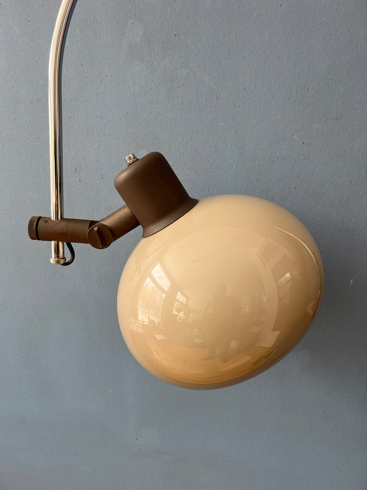 Mid Century Herda Mushroom Arc Wall Lamp - Space Age Light Fixture