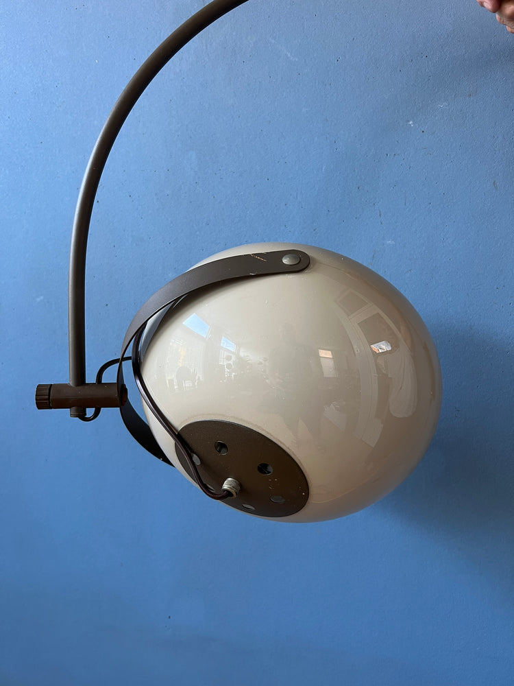 Mid Century Herda Mushroom Arc Wall Lamp | Space Age Lamp | Vintage Wall Lamp