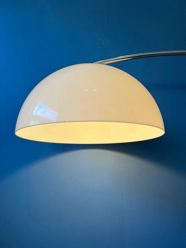 Mid Century Guzzini Space Age Arc Floor Lamp