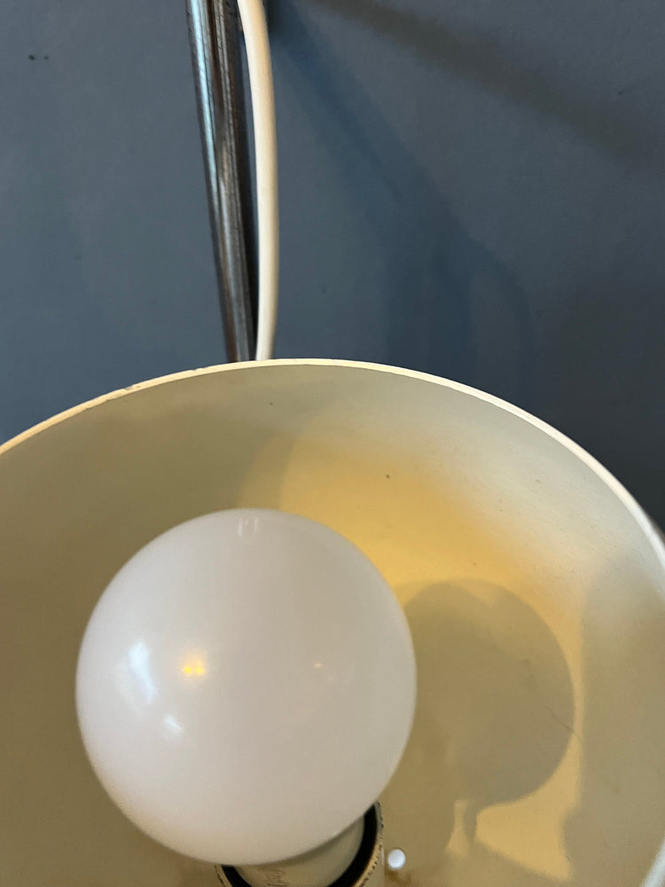 White Mid Century GEPO Eyeball Wall Lamp