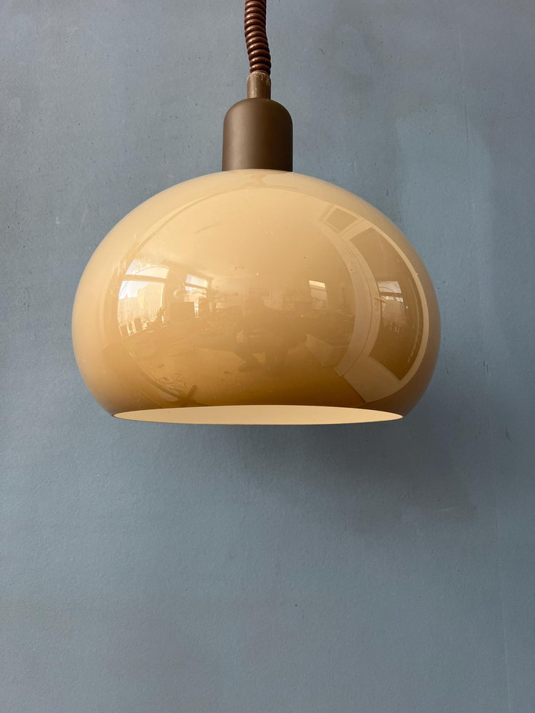 Vintage Space Age Mid Century Mushroom Pendant Lamp