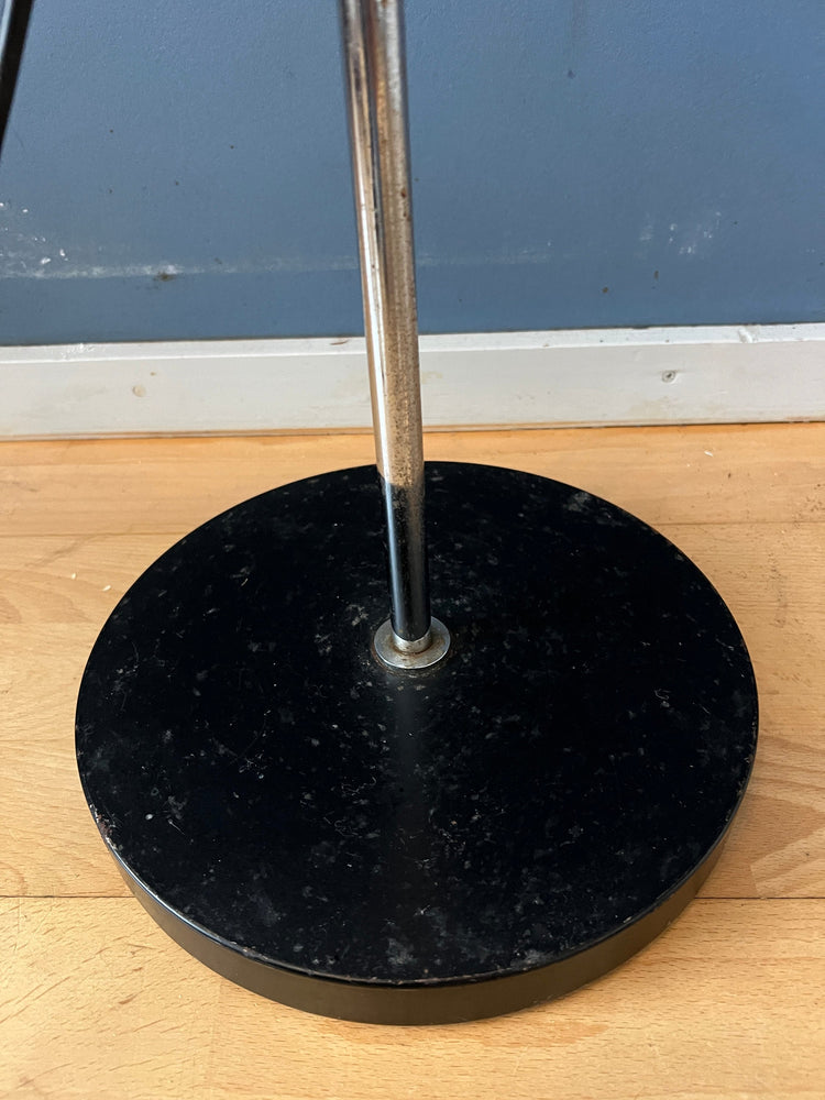 Mid Century Mushroom Floor Lamp with White Plexiglass Shade