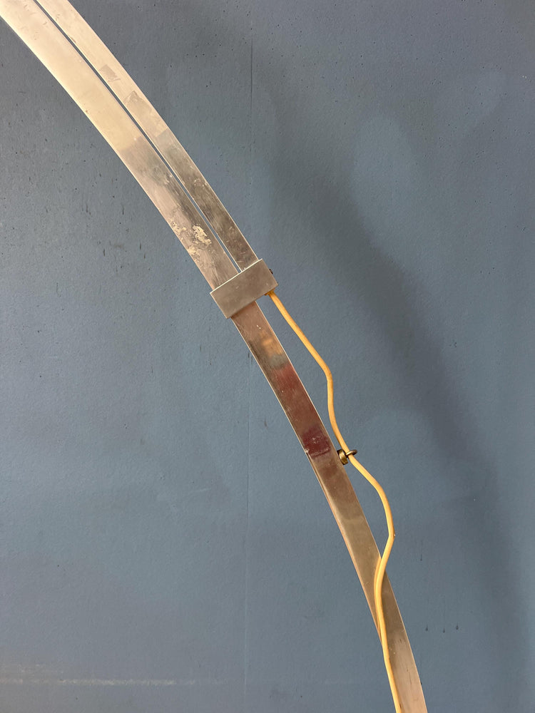 Vintage Space Age Arc Floor Lamp in Style of Guzzini