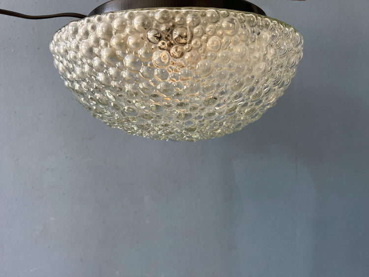 Vintage Helena Tynell Glashütte Flush Mount Glass Ceiling Lamp