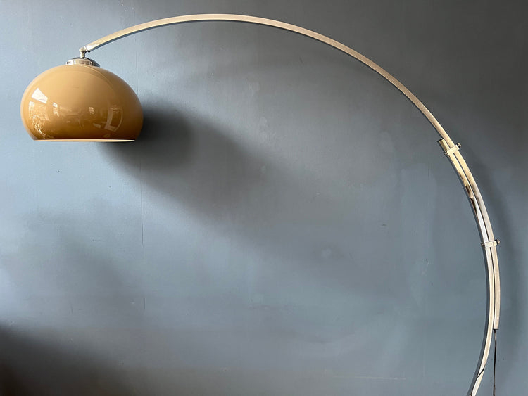 Mid Century Goffredo Reggiani Space Age Arc Floor Lamp