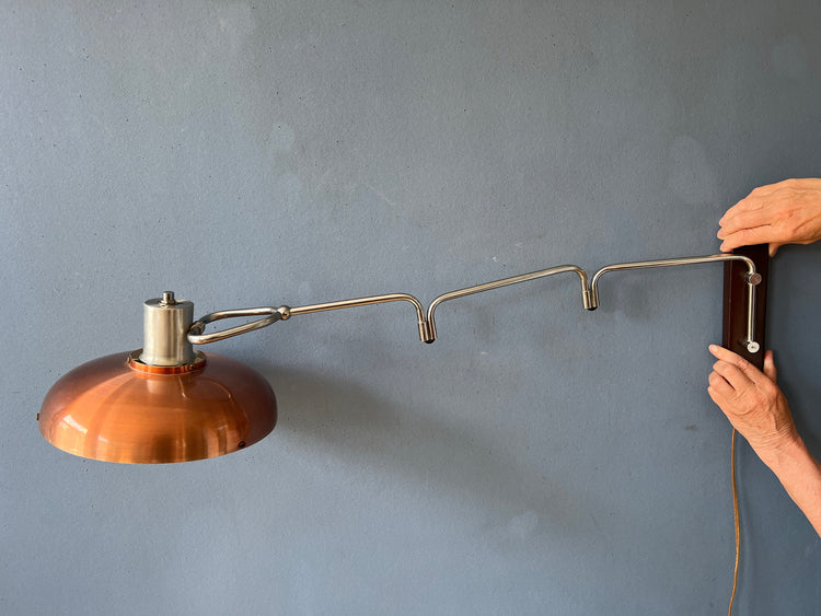Lakro Swing-Arm Wall Lamp - Space Age Wall Light - UFO Light Fixture