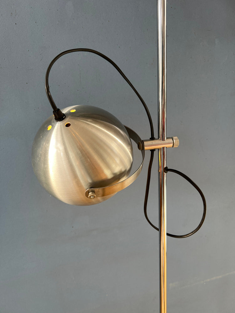 Vintage Lakro Amstelveen Space Age UFO Floor lamp with Eyeball Shade