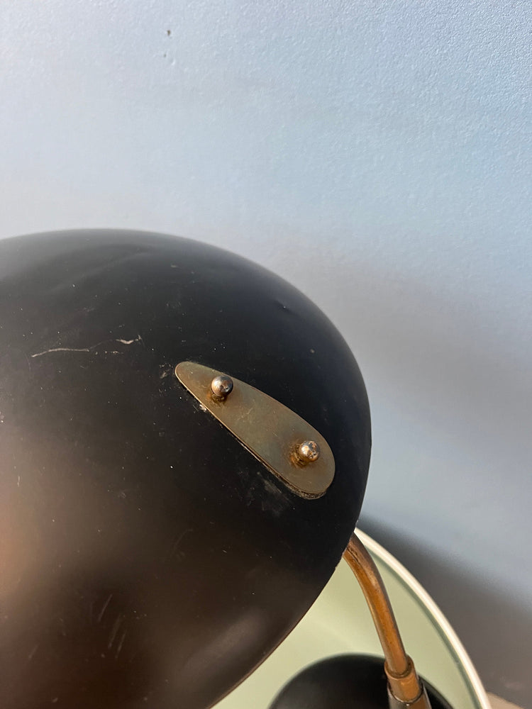Black Vintage Christian Dell Desk Lamp for Kaiser Leuchten