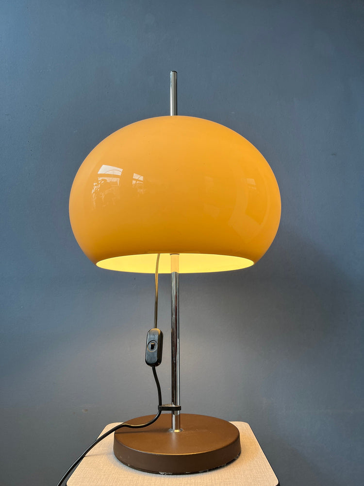 Dijkstra Table Lamp - Mushroom Desk Lamp - Beige Space Age Light