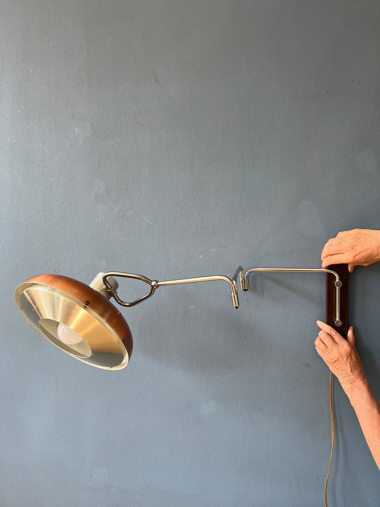 Lakro Swing-Arm Wall Lamp - Space Age Wall Light - UFO Light Fixture