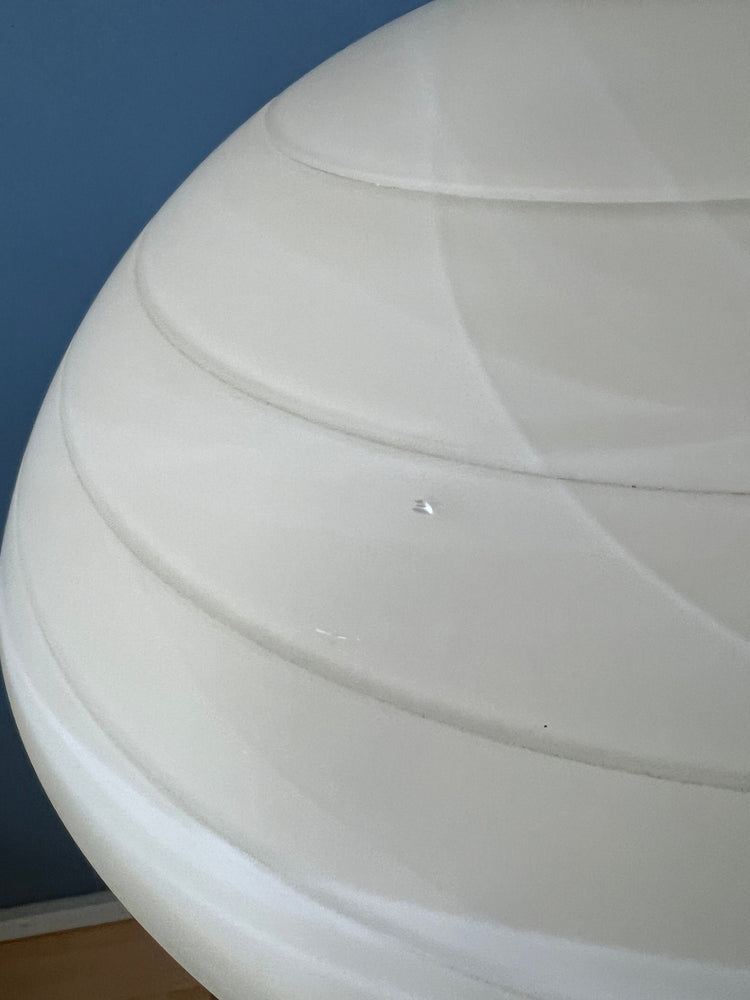 Post Modern Mushroom Table Lamp - Art Nouveau Glass Table Lamp - Metal Desk Lamp