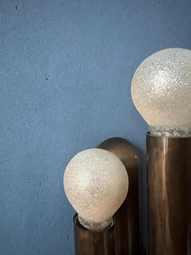 Vintage Bronze Wall Sconce Attributed to Mtoko Ishii