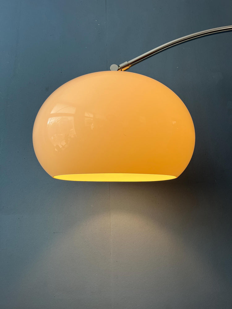 Small Mid Century Goffredo Reggiani Space Age Arc Floor Lamp