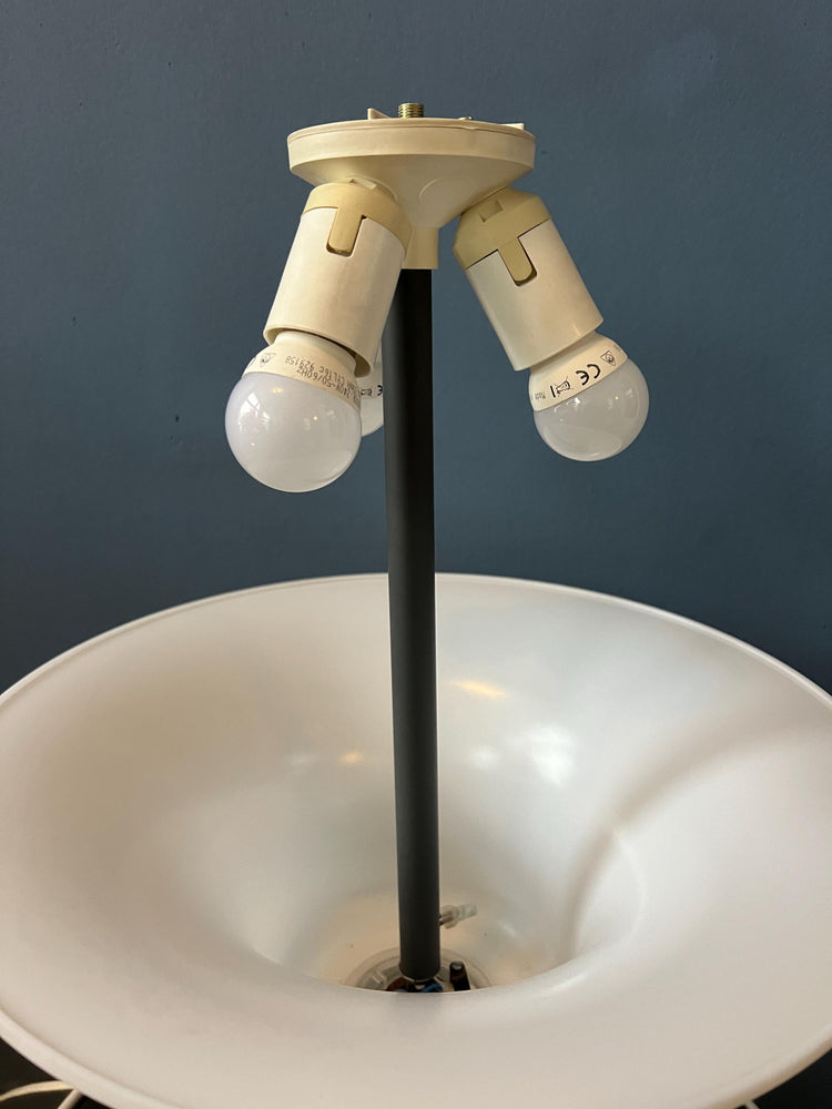 Large White Dijkstra Synthetic Mushroom Table or Floor Lamp