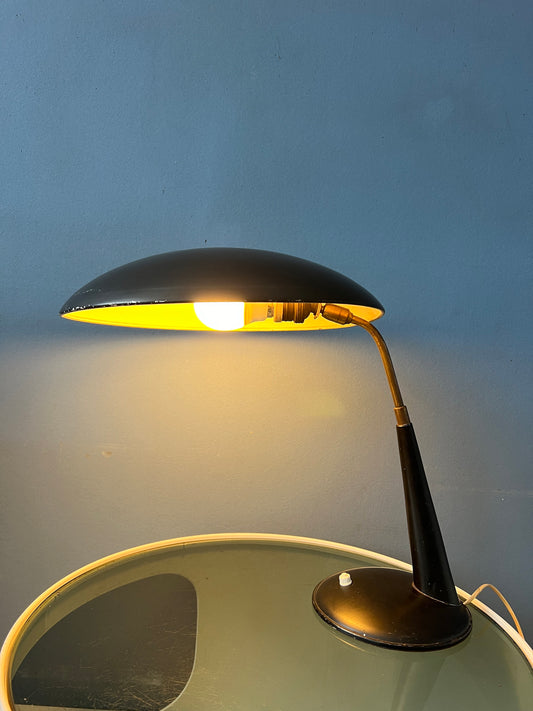 Black Vintage Christian Dell Desk Lamp for Kaiser Leuchten