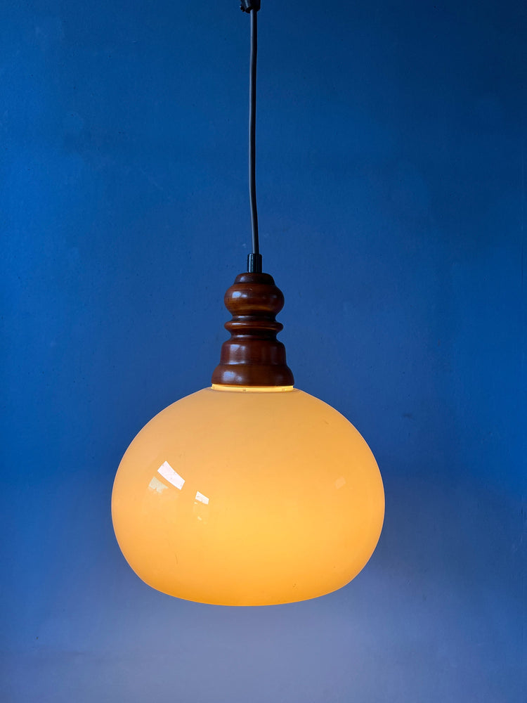 Small Space Age Mushroom Pendant Lamp