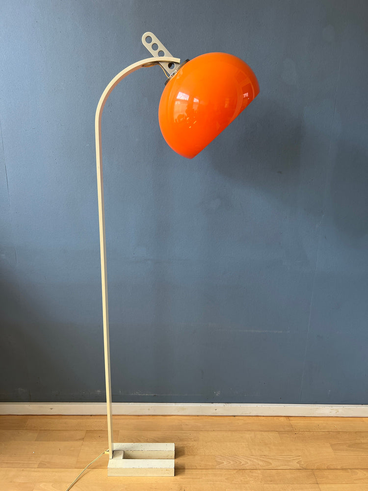 Orange Mushroom Space Age Floor Lamp by Dijkstra