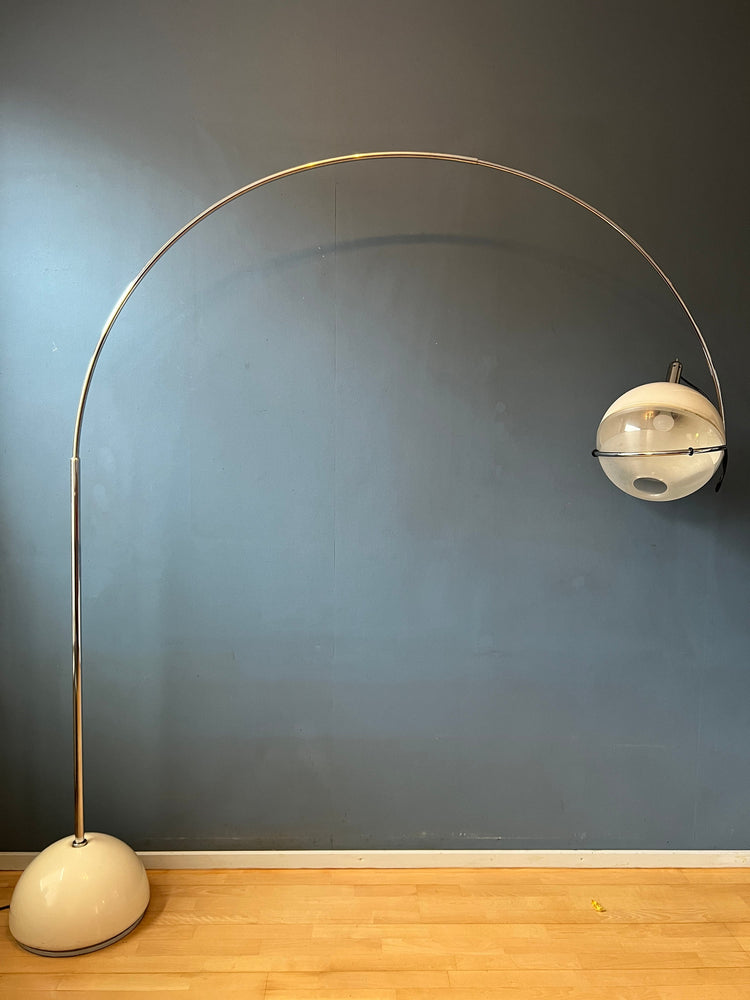 Focus Space Age Arc Floor Lamp by Fabio Lenci for Guzzini