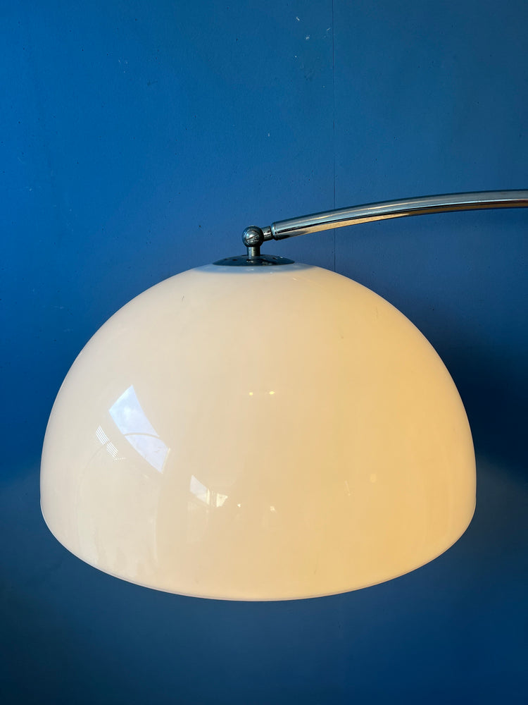 Mid Century Guzzini Space Age Arc Floor Lamp