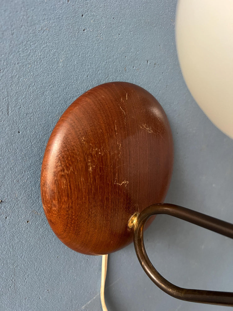 Vintage Mid Century Glass Bubble Wall Sconce