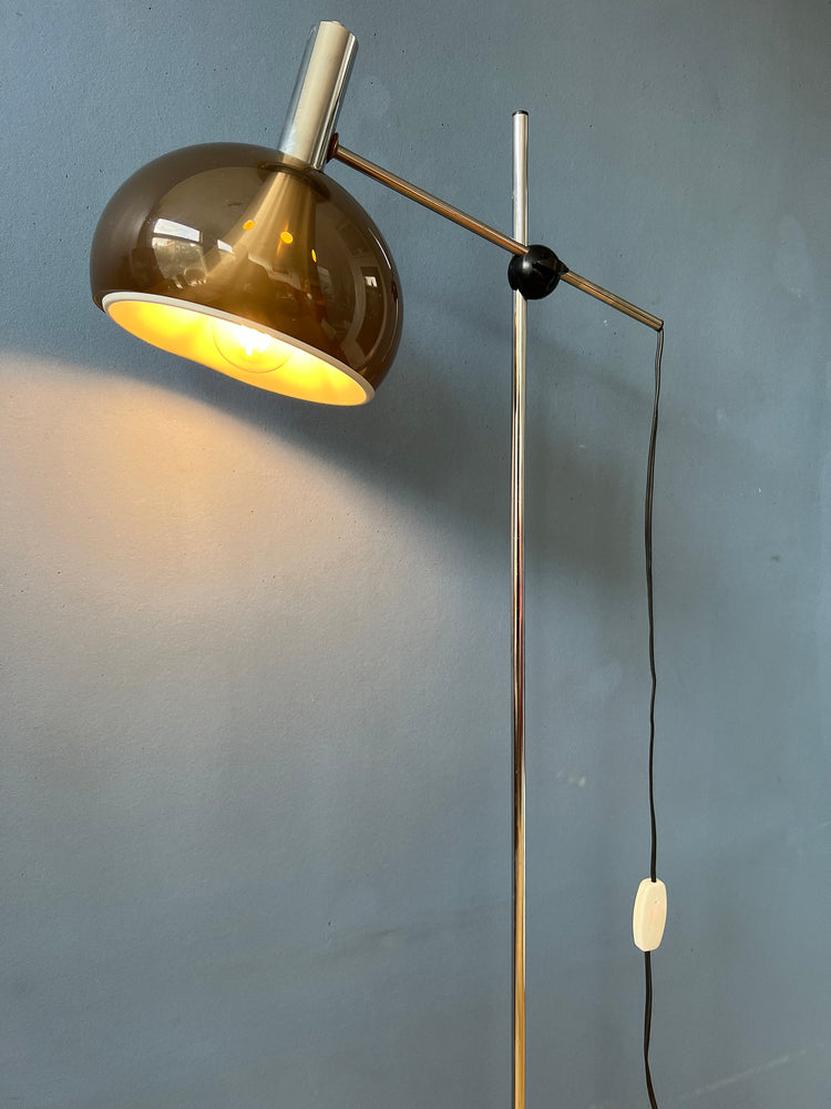 Mid Century Space Age Dijkstra Floor Lamp With Adjustable Arm