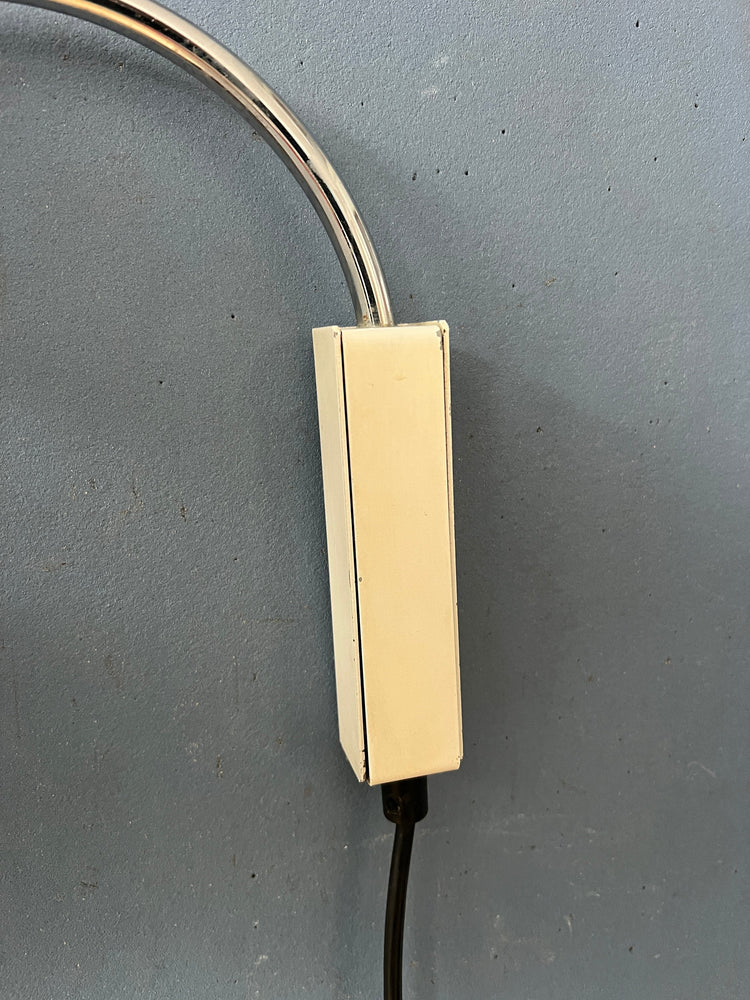 Vintage Anvia Double Arc Space Age Mushroom Wall Light