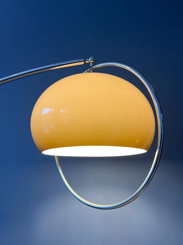Mid Century Space Age Arc Guzzini Floor Lamp