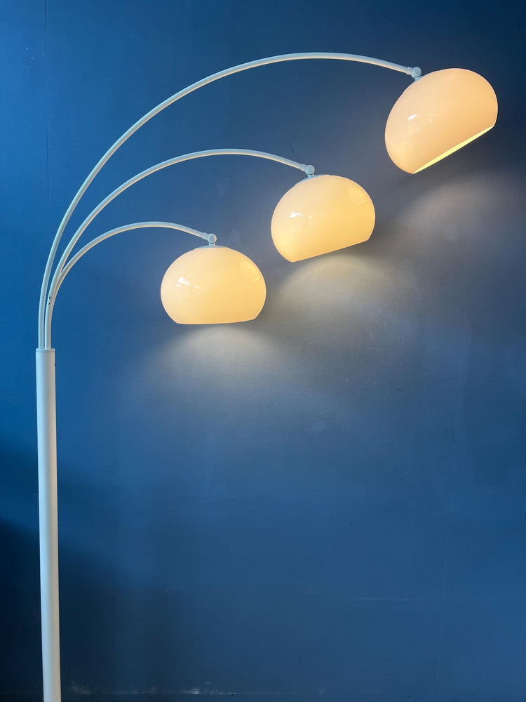 Dijkstra Mushroom Triple Arc Space Age Floor Lamp