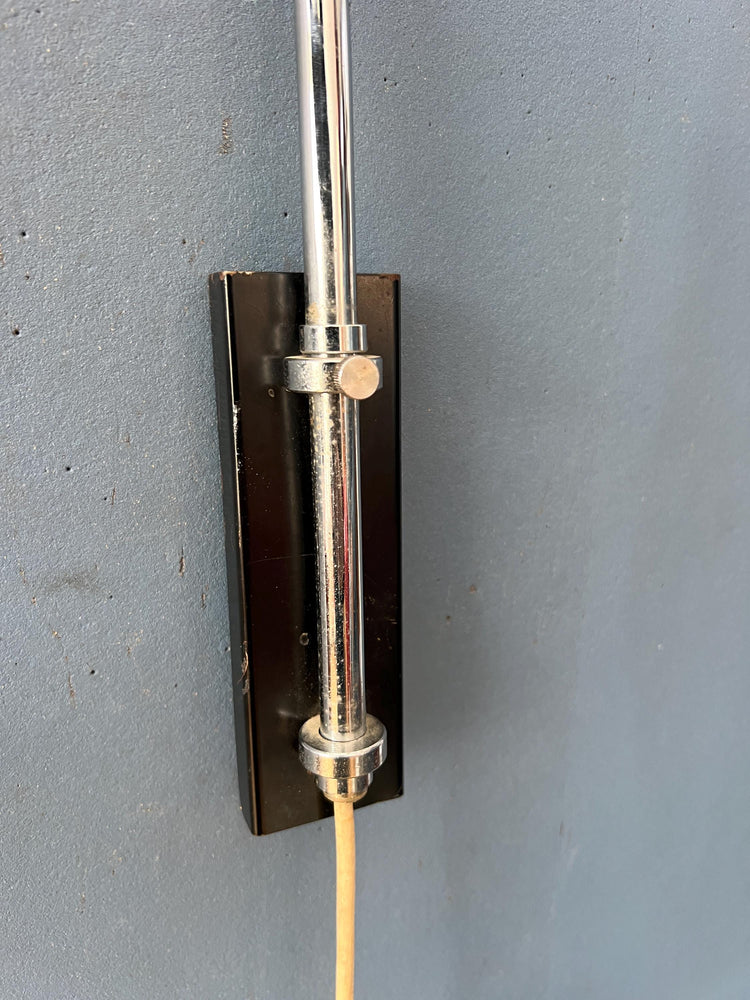 Vintage Herda Arc Eyeball Wall Lamp