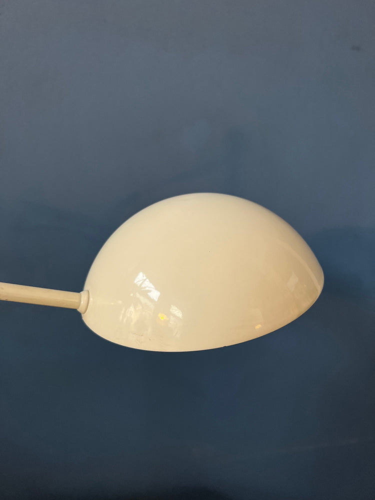 Adjustable White Mid Century Desk Lamp