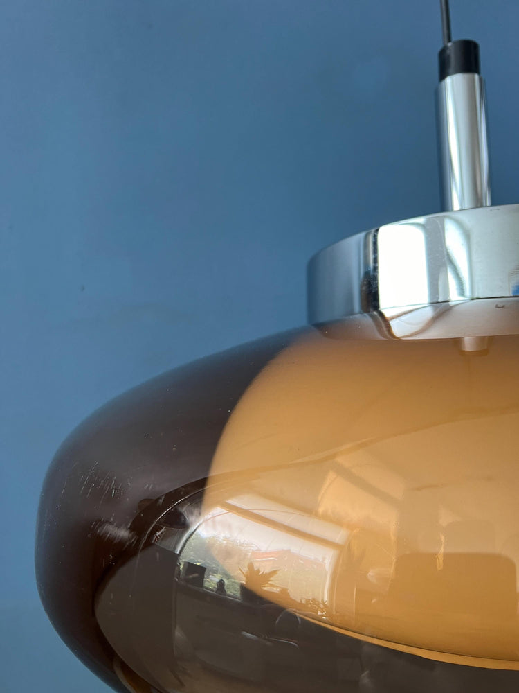 Mid Century Plexiglass Space Age Pendant Lamp
