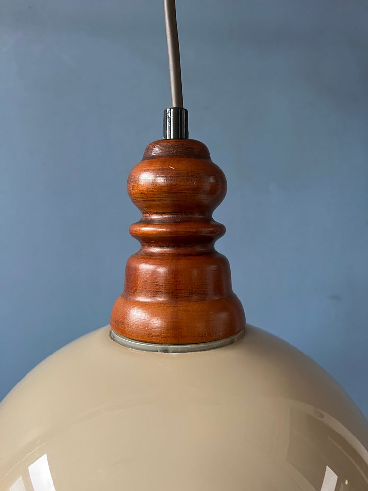 Small Space Age Mushroom Pendant Lamp