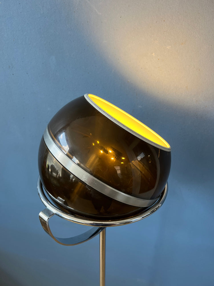 Raak Globe Eyeball Floor Lamp - Space Age Standing Light - Frank Ligtelijn